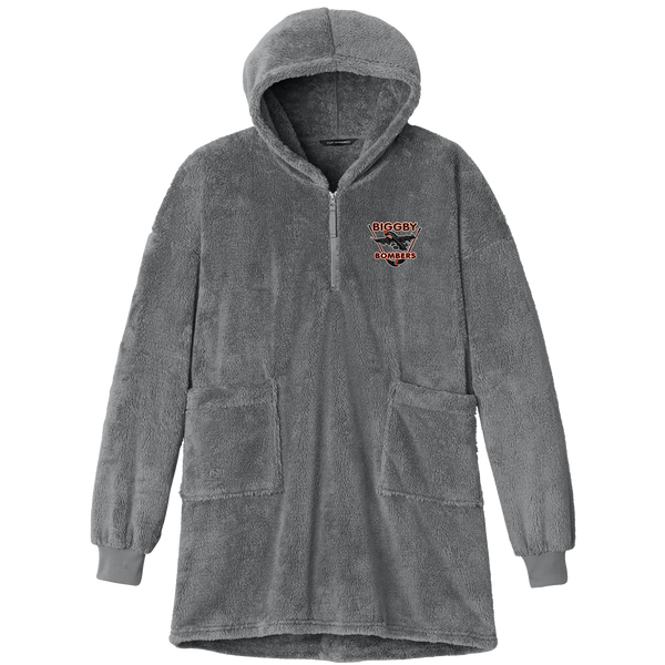 Biggby Bombers Plush Poncho