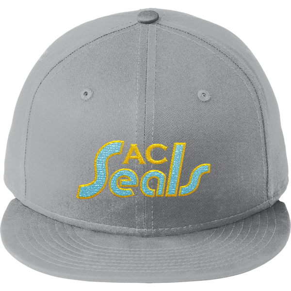 Atlantic City Seals New Era Flat Bill Snapback Cap