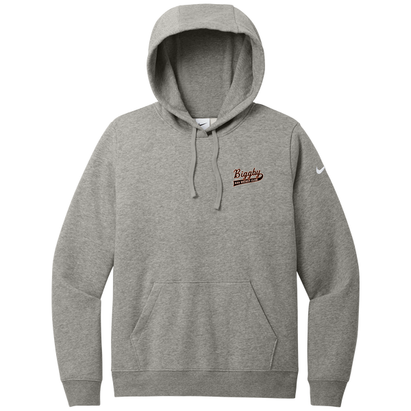 Biggby Coffee AAA Nike Women's Club Fleece Sleeve Swoosh Pullover Hoodie