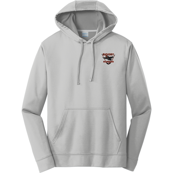 Biggby Bombers Performance Fleece Pullover Hooded Sweatshirt